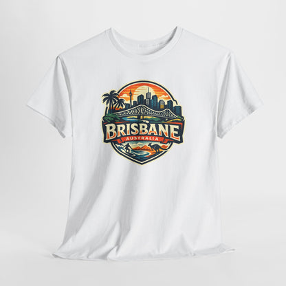 Brisbane Australia Vintage Sunset T-Shirt