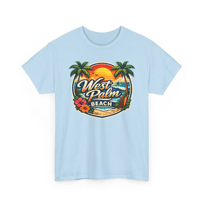 West Palm Beach Retro Sunset T-Shirt