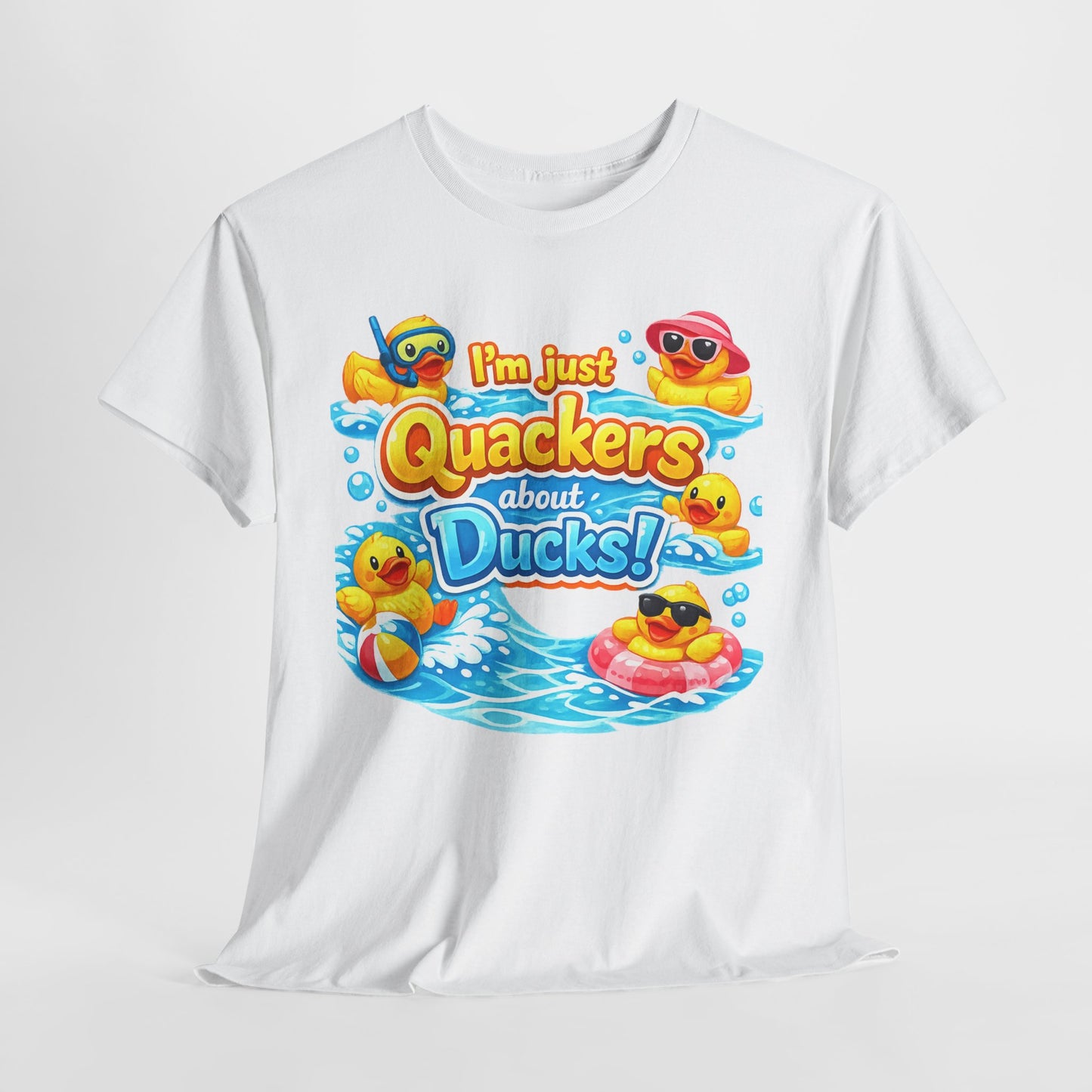 I'm Just Quackers About Ducks! Cute Rubber Duck Pool Tee