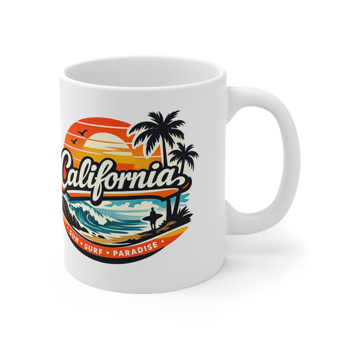 California Sun & Surf Ceramic Coffee Mug — 11oz/15oz