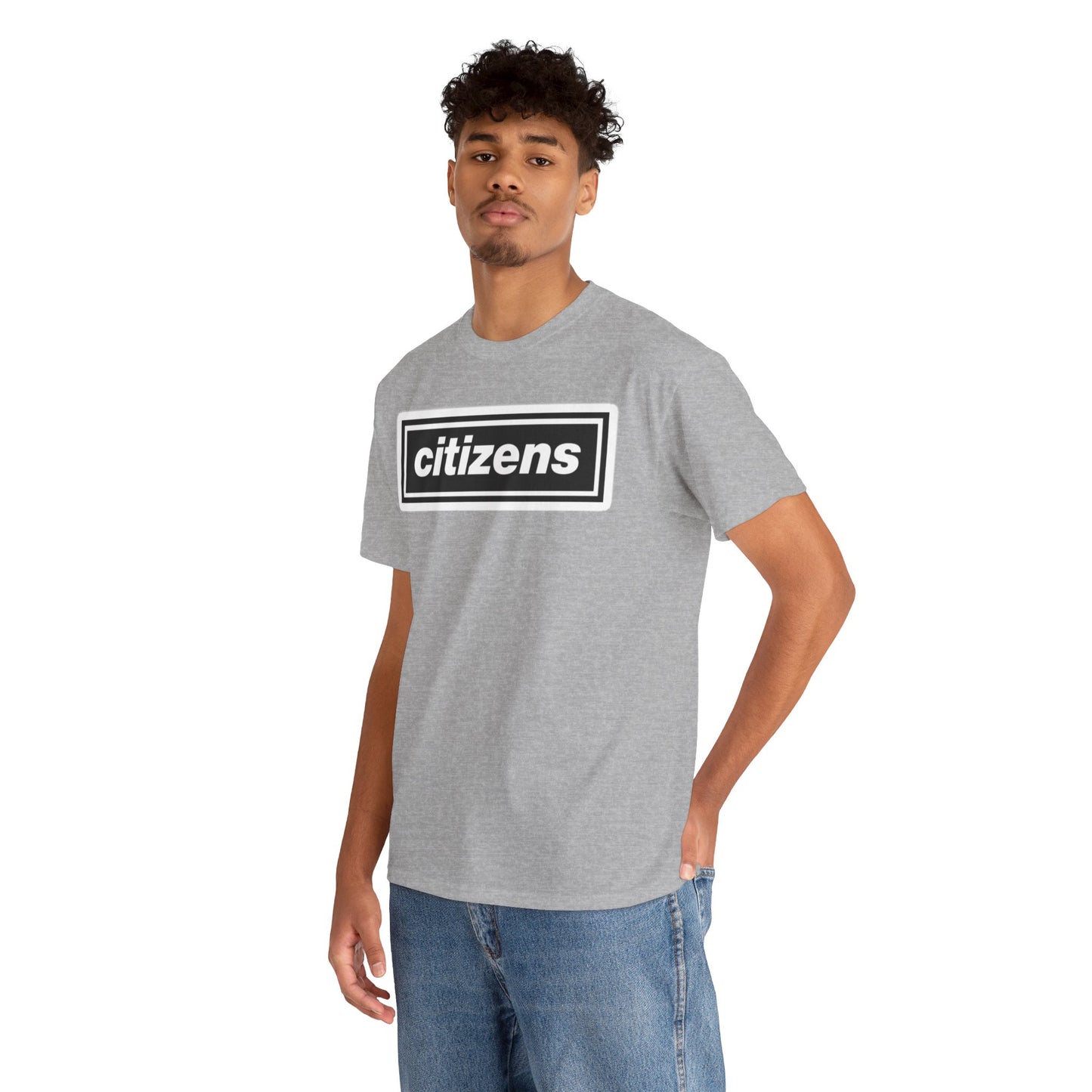 Citizens Manchester City Logo T-Shirt — Minimal Retro Box-Logo Tee