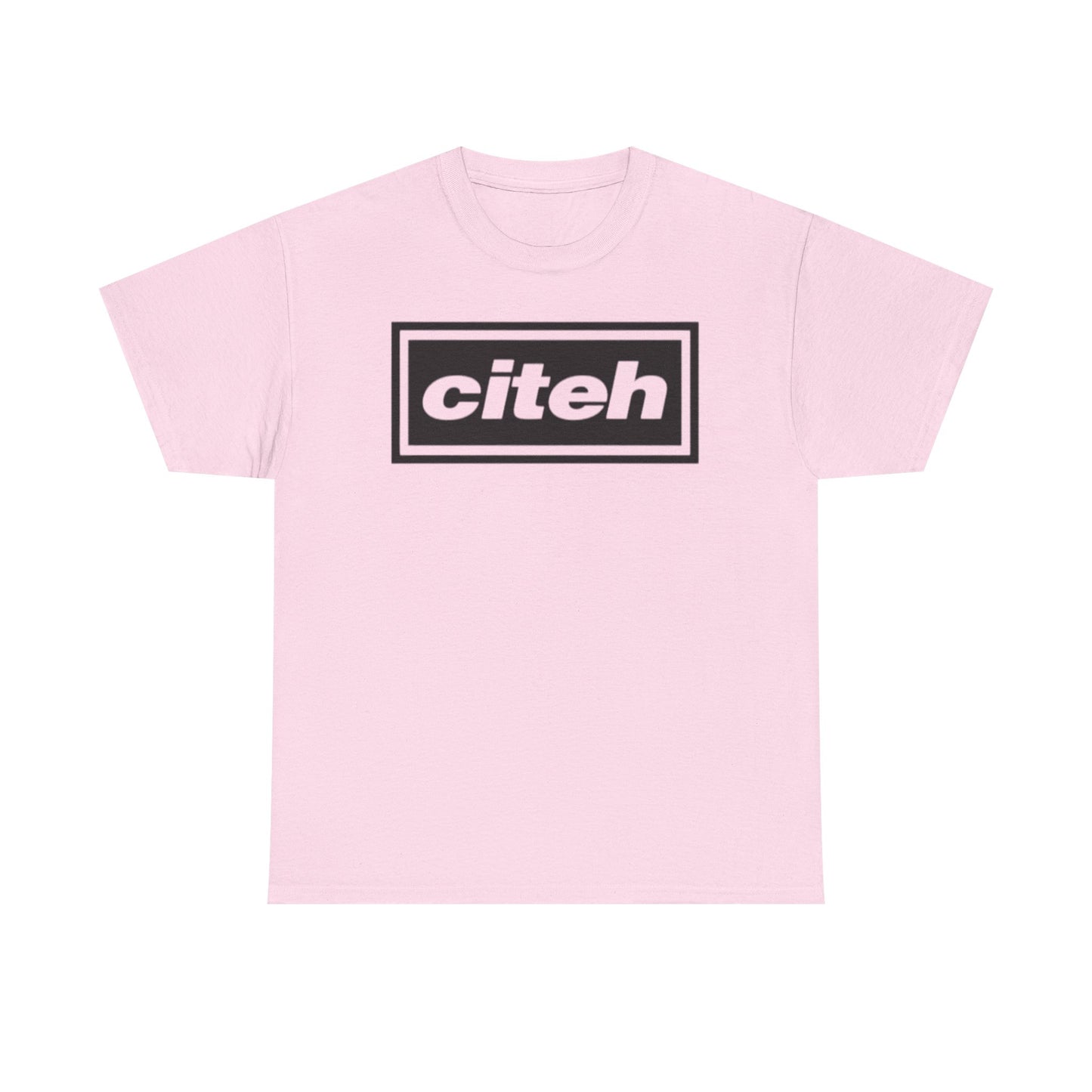 Manchester City Citeh Logo Tee — Minimalist Black Box Graphic T-Shirt