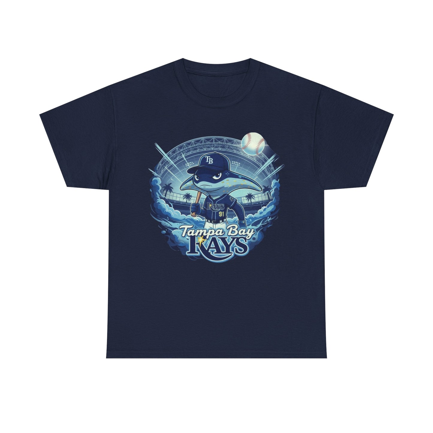 Tampa Bay Rays Mascot Graphic Tee – Retro Baseball Logo Shirt