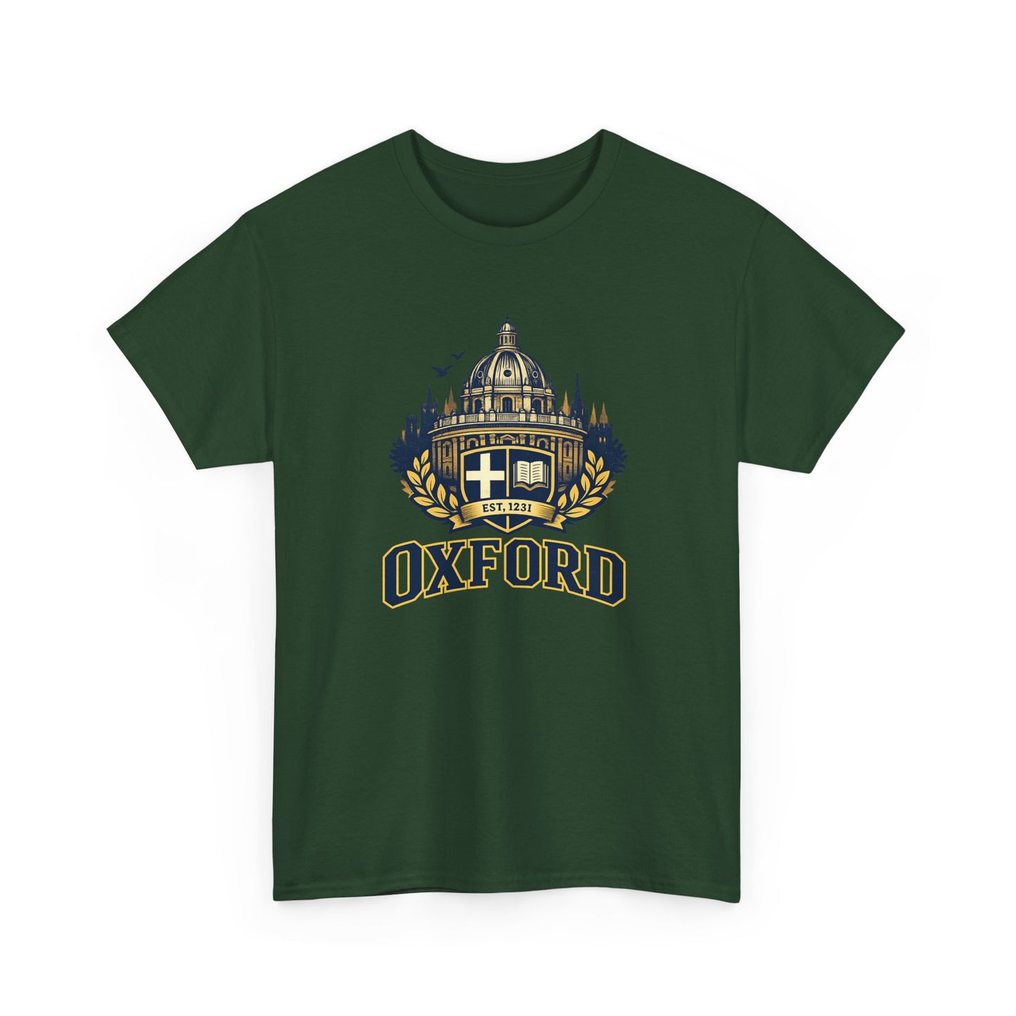 Oxford Crest T-Shirt — Vintage University Graphic Tee