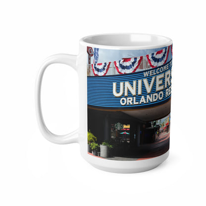 Universal Orlando Resort Photo Mug — Retro Theme Park Coffee Cup (11oz, 15oz)
