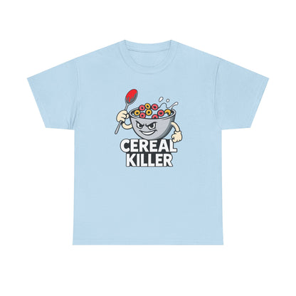 Cereal Killer Graphic Tee — Funny Breakfast Cartoon T‑Shirt