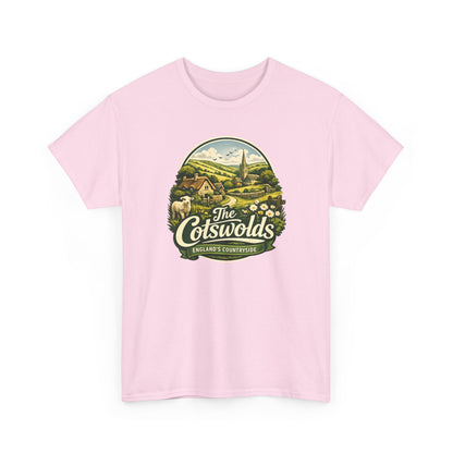 Cotswolds Vintage Landscape T‑Shirt — The Cotswolds Countryside Tee