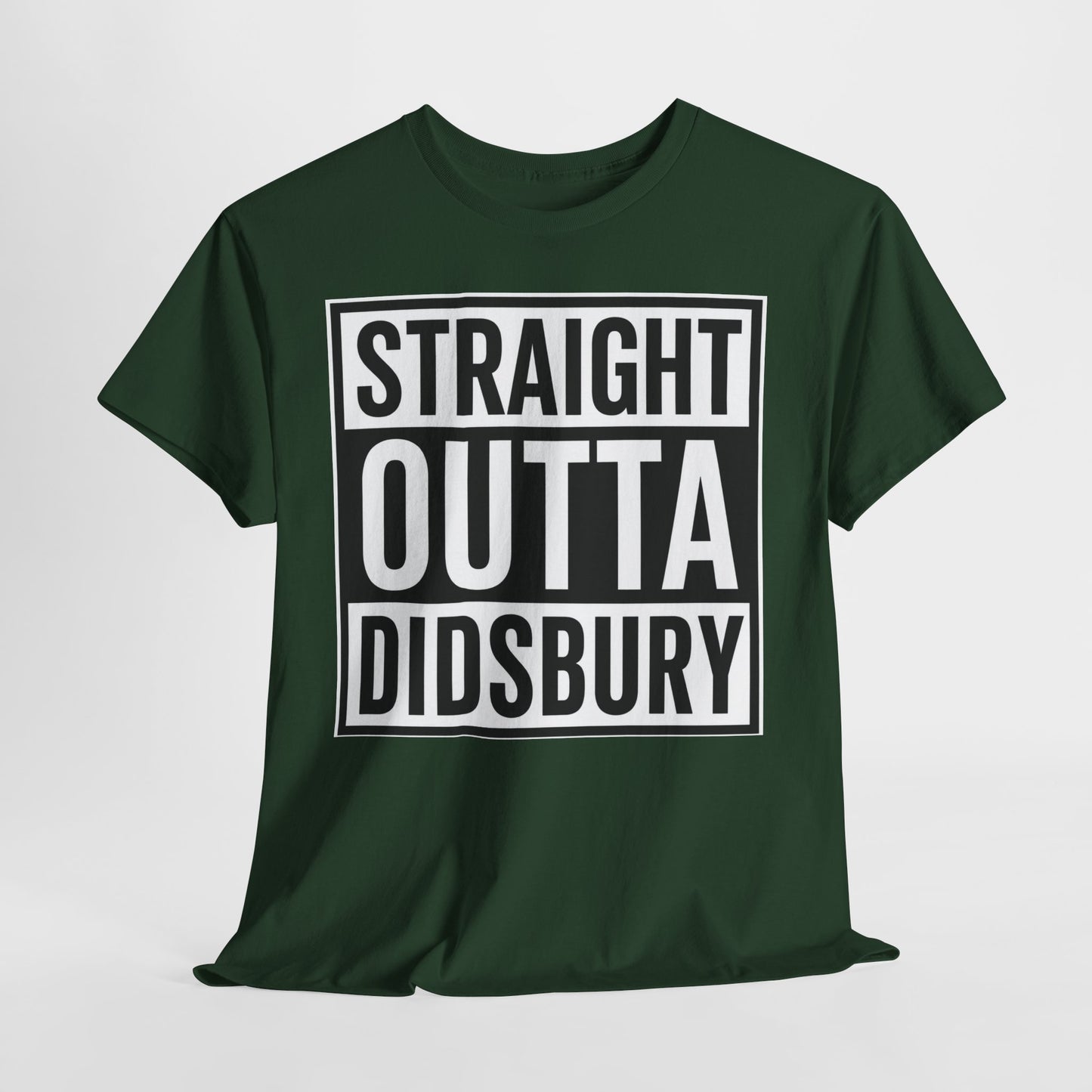 Straight Outta Didsbury T‑Shirt — Graphic City Pride Tee