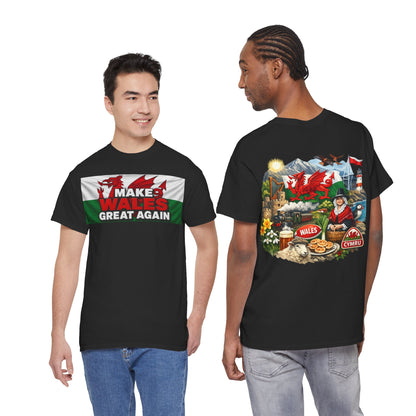 Wales Pride T-Shirt — 'Make Wales Great Again' Welsh Dragon Tee