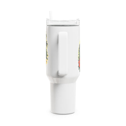 Rio de Janeiro 40oz Travel Tumbler – Tropical Sunset Beach Design