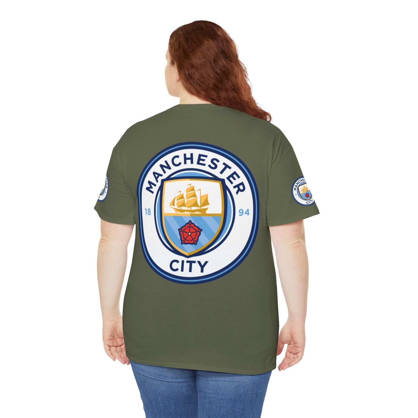 Manchester City Crest T-Shirt — Football Club Logo Tee