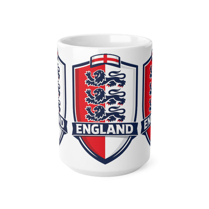 England Crest Unofficial Ceramic Coffee Mug — 11oz & 15oz