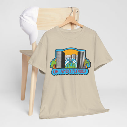 Orlando Florida Retro Skyline T-Shirt