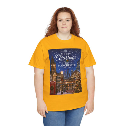 Manchester Christmas Tee — Merry Christmas 2026 Holiday T‑Shirt