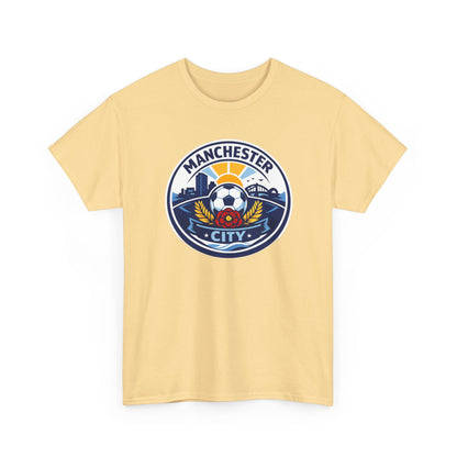 Manchester City Unofficial Soccer Logo T-Shirt — Football Fan Tee