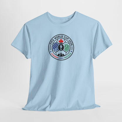 World Cup 2026 Soccer Tee — Canada USA Mexico Crest