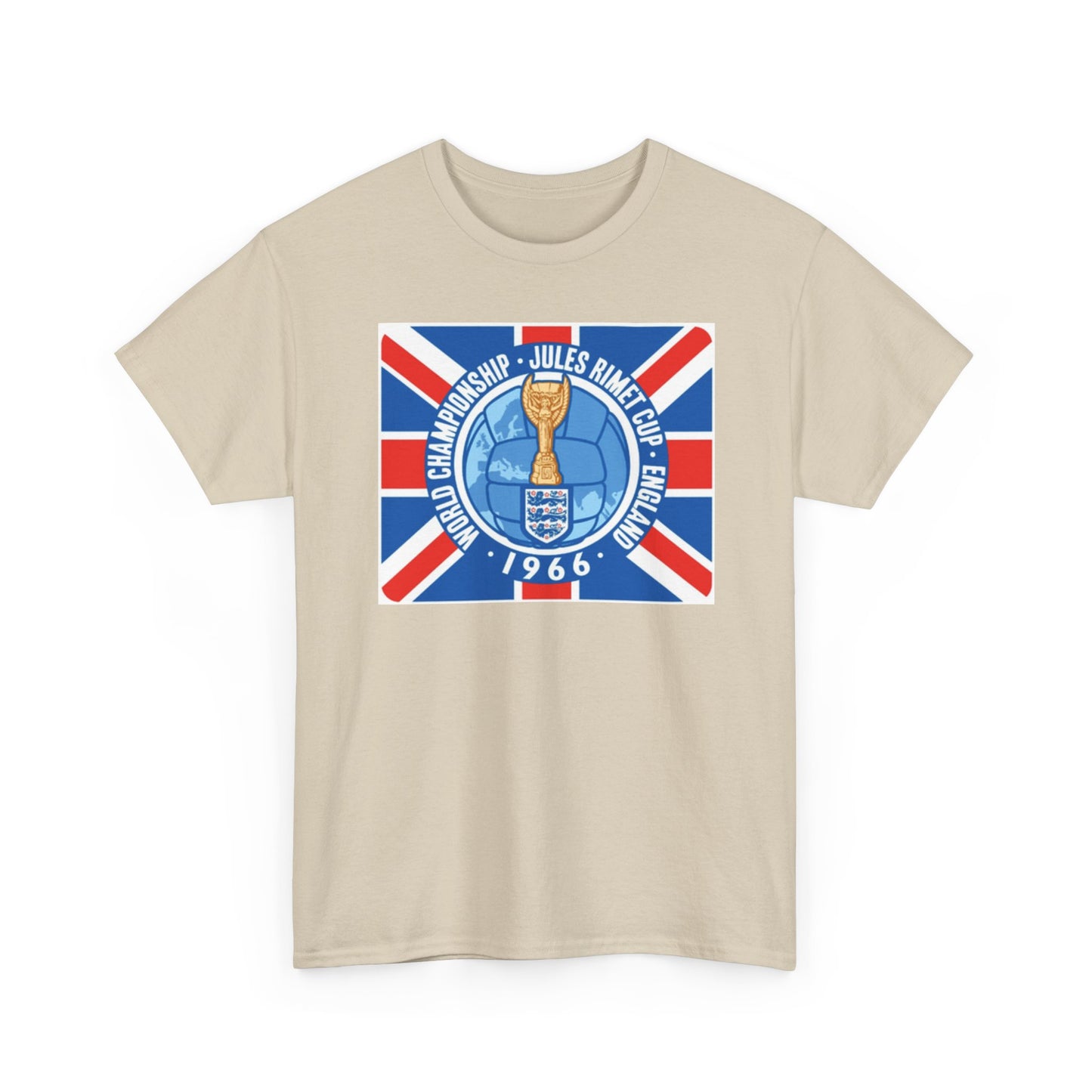 1966 World Cup Jules Rimet Trophy Tee — Vintage England Football Shirt