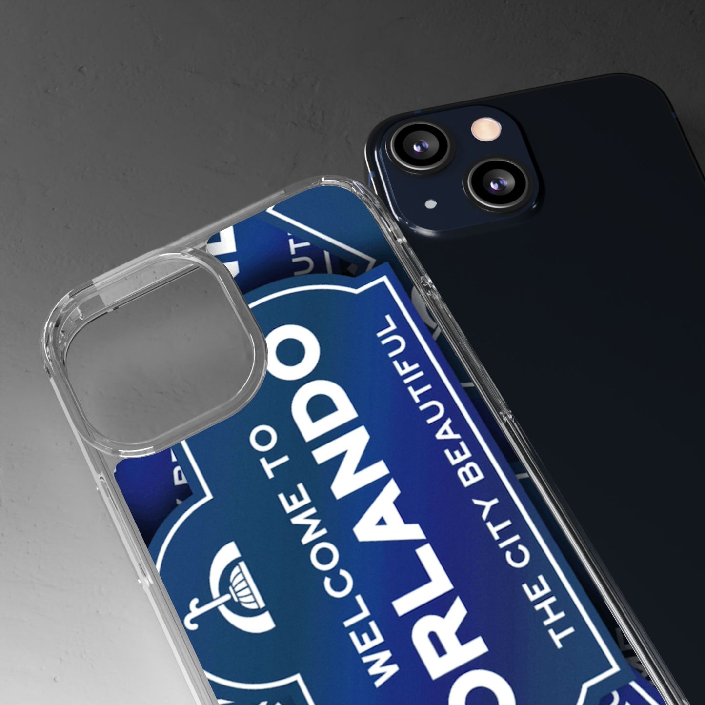 Orlando Clear Phone Case — "Welcome to Orlando" City Sign Design