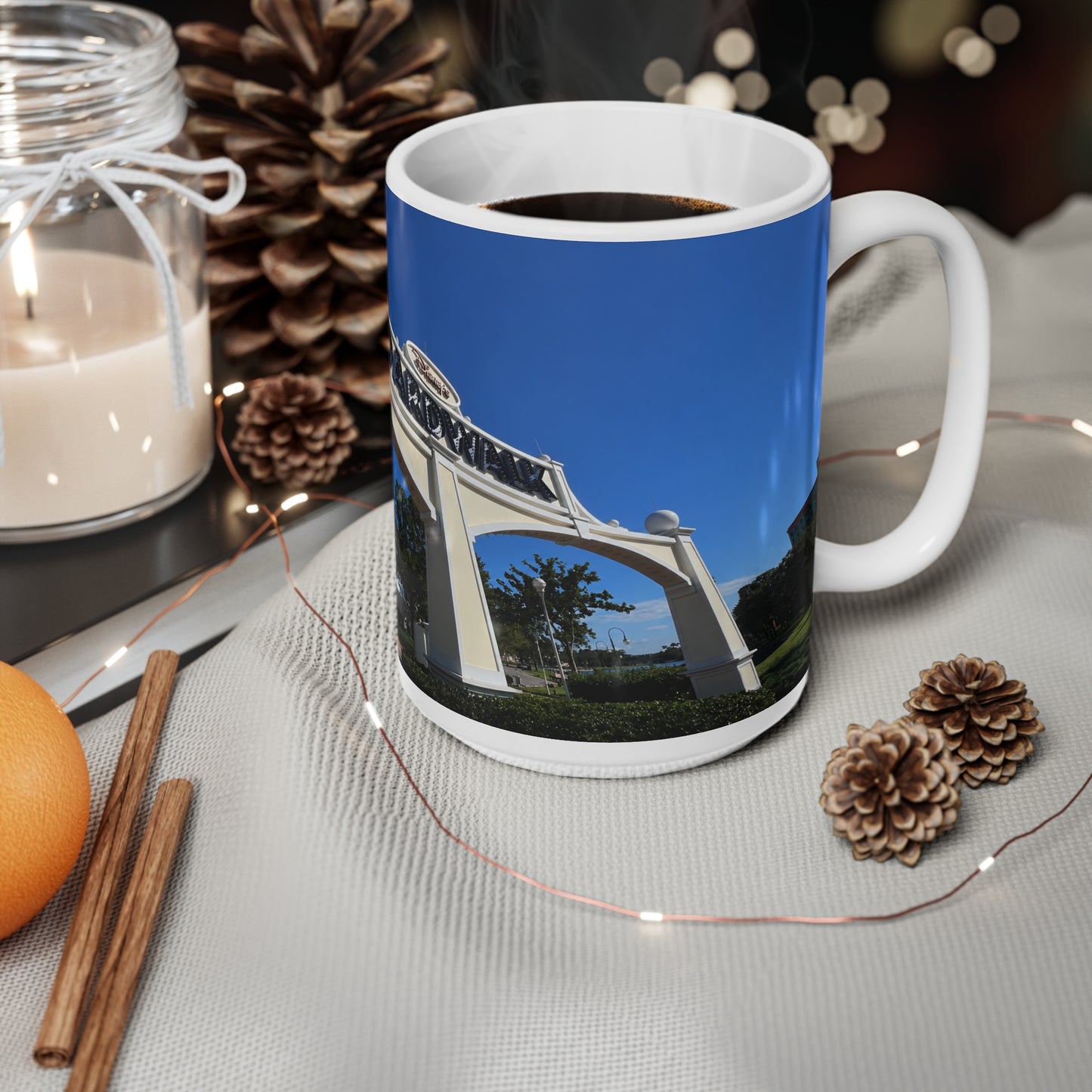 Disney's Boardwalk Entrance Photo Ceramic Mug - 11oz & 15oz