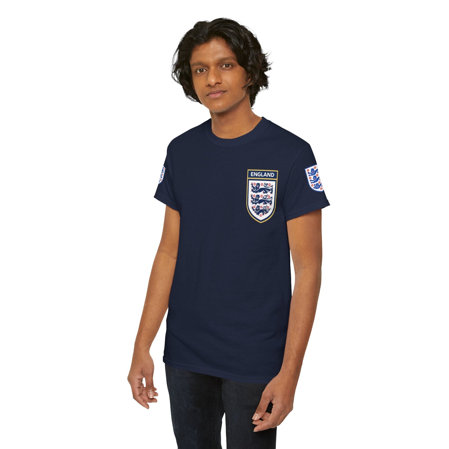 England Football Tee — "And After All You're My Wonderwall" Lyrics Tee