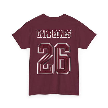 Spain World Champions 'Campeones 26' Cotton T‑Shirt