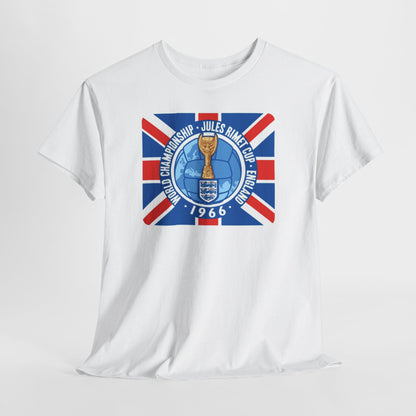 1966 World Cup Jules Rimet Trophy Tee — Vintage England Football Shirt
