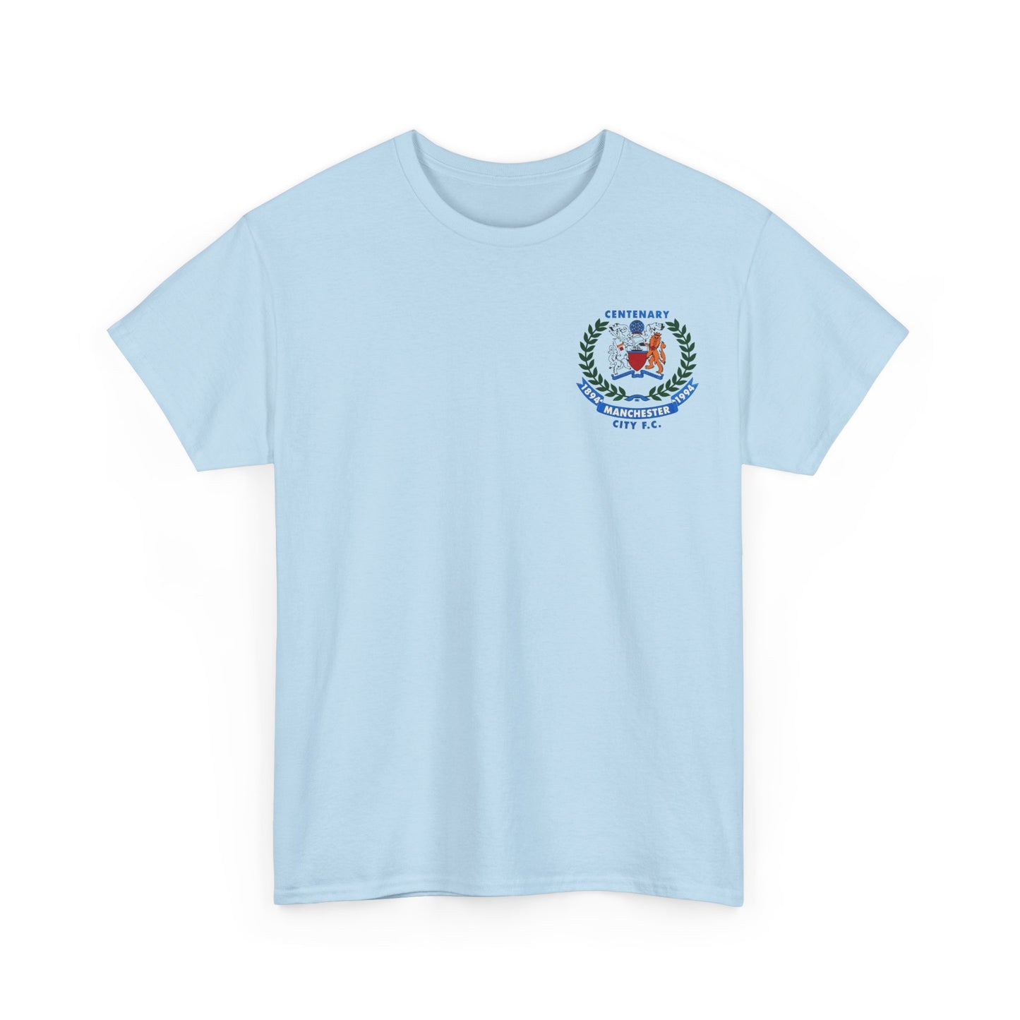 Manchester City F.C. Centenary Crest Tee — 1894–1994 Football Club Shirt