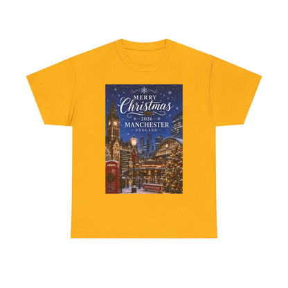 Manchester Christmas Tee — Merry Christmas 2026 Holiday T‑Shirt