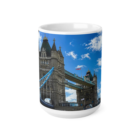 London Tower Bridge Ceramic Mug — Scenic UK Travel Coffee Cup (11oz, 15oz)