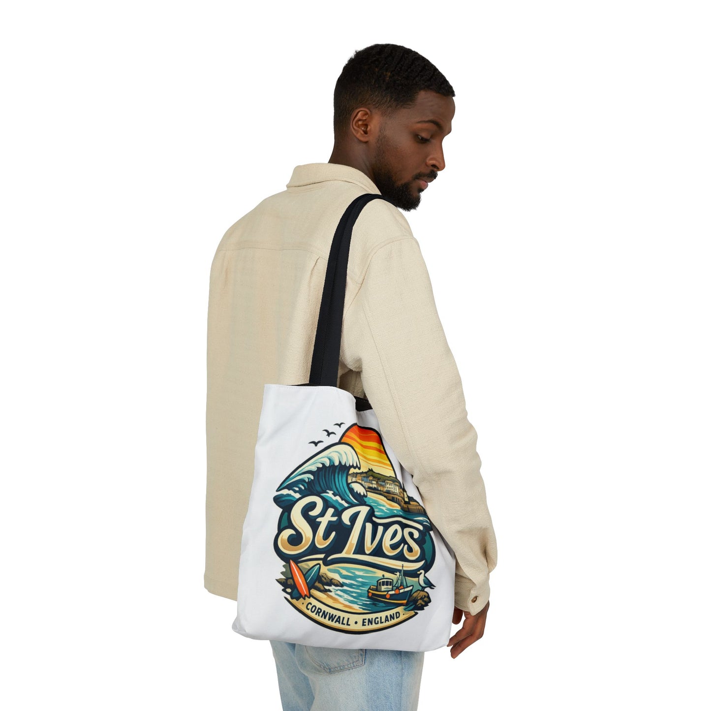 St Ives Cornwall Sunset Tote Bag