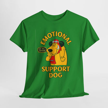 Emotional Support Dog T-Shirt — Cute Cartoon Comfort Pup Tee