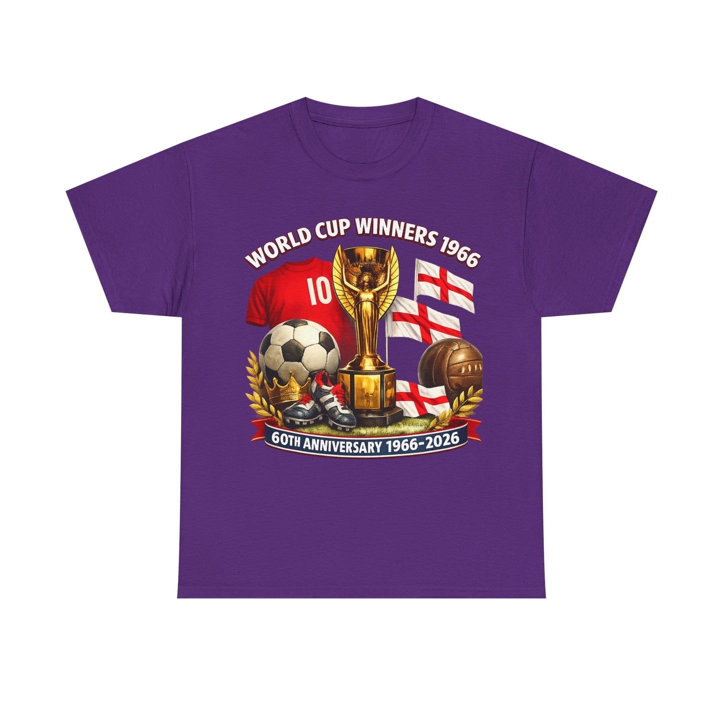 1966 World Cup Winners T‑Shirt — 60th Anniversary England Football Tribute