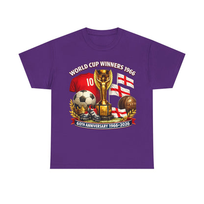 1966 World Cup Winners T‑Shirt — 60th Anniversary England Football Tribute