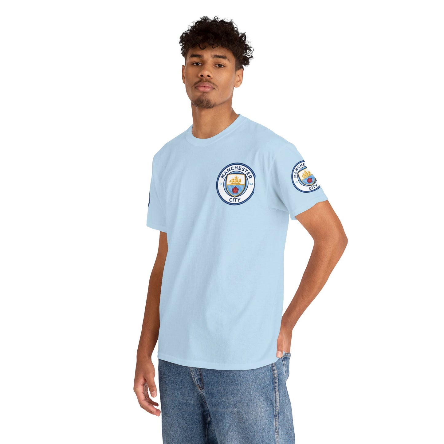 Manchester City Crest T-Shirt — Football Club Logo Tee