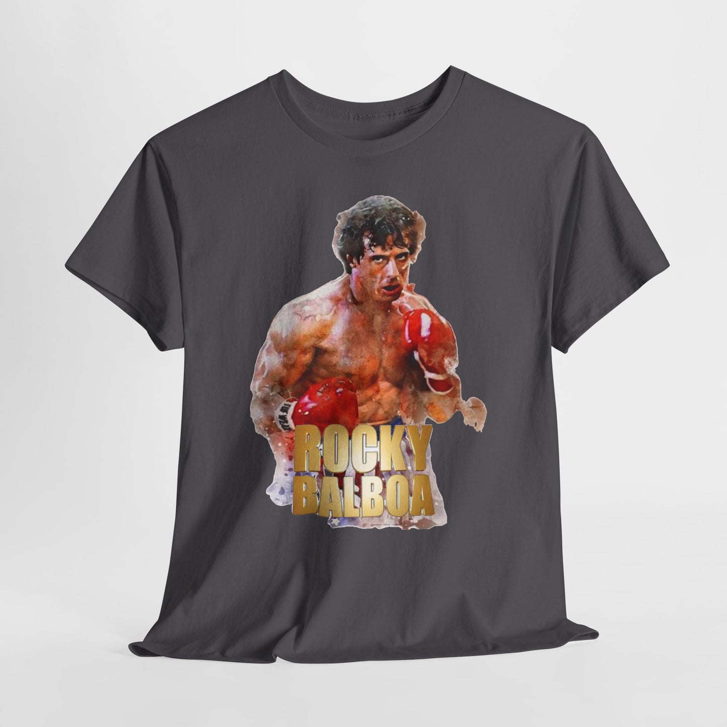 Boxing Rocky Balboa Graphic Tee – Retro Fighter Movie Shirt