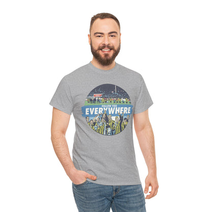 Manchester City T-Shirt — Follow Me Everywhere Soccer Fan Design