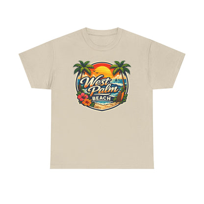 West Palm Beach Retro Sunset T-Shirt