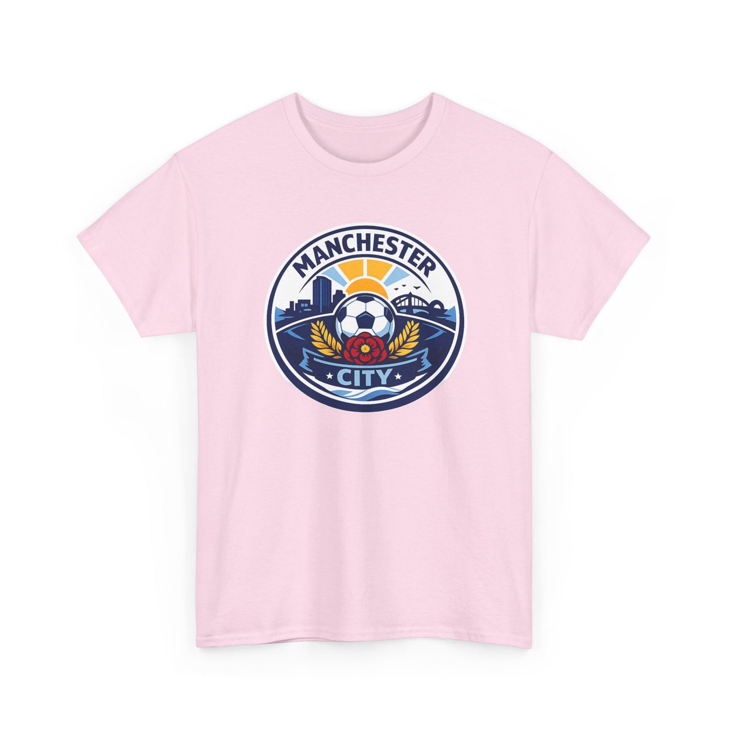 Manchester City Unofficial Soccer Logo T-Shirt — Football Fan Tee