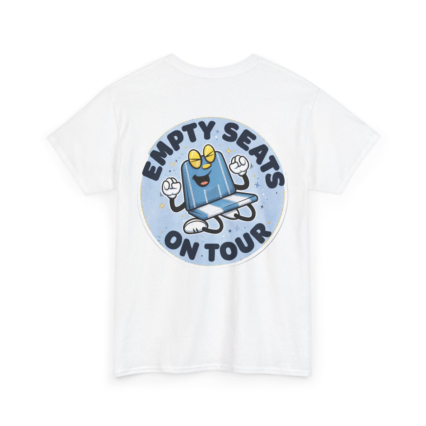 Manchester City T-Shirt — 'Empty Blue Seats On Tour' Retro Skate Graphic Tee