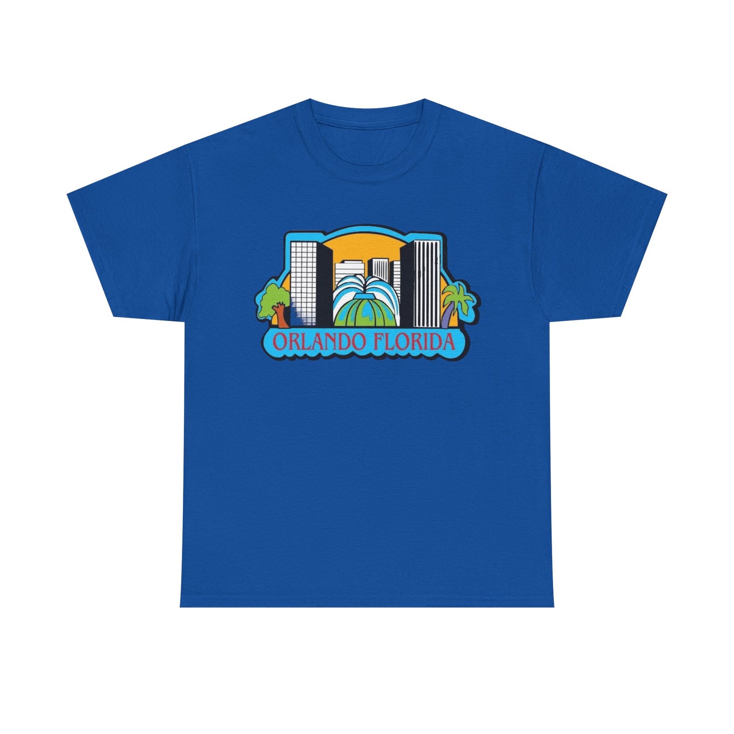 Orlando Florida Retro Skyline T-Shirt