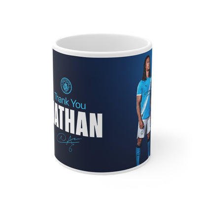 Nathan Aké Manchester City Thank You Ceramic Mug — 11oz & 15oz