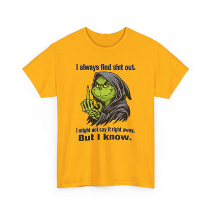 Reaper Witch Graphic Tee — "I Always Find Shit Out. I Might Not Say It Right Away, But I Know."