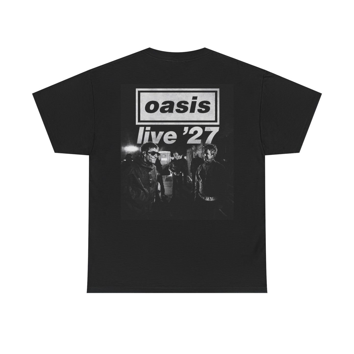 Oasis 'Live '27' Band Tee — Vintage Rock Concert T-Shirt