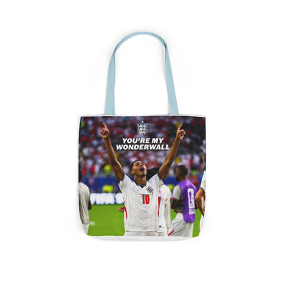 Jude Bellingham England Celebration Tote Bag – "You’re My Wonderwall" England Fan Canvas Tote