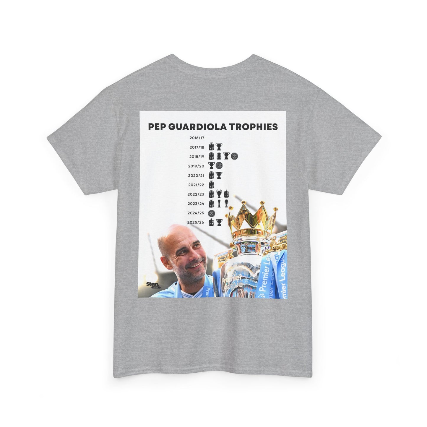 Pep Guardiola Trophies Graphic Tee