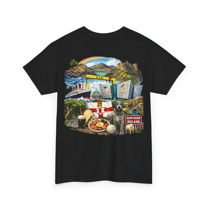 Northern Ireland Collage Tee — "Make Northern Ireland Great Again" Graphic T-Shirt