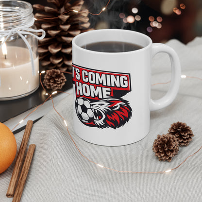 It's Coming Home England Soccer Mug — Ceramic Coffee Cup (11oz & 15oz)