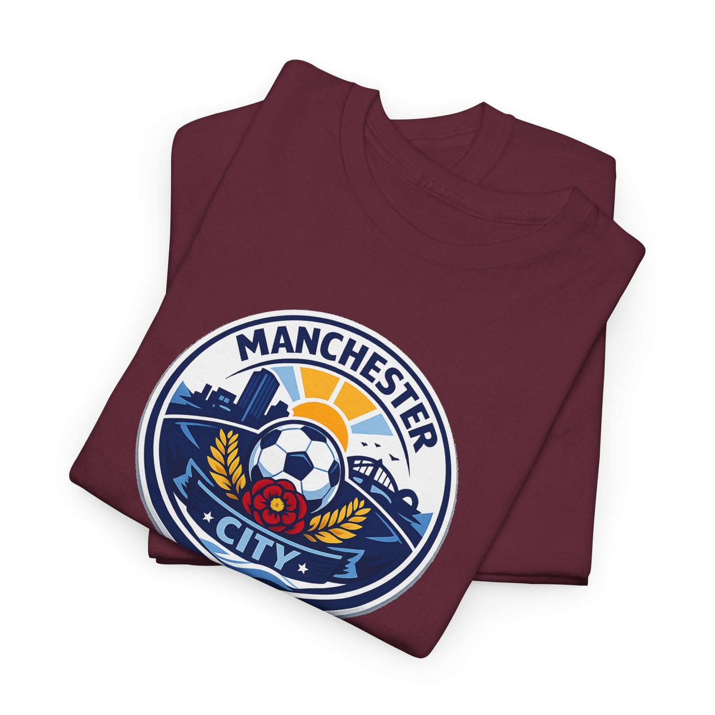 Manchester City Crest T-Shirt — Soccer Fan Tee