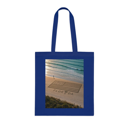 Florida Beach 100% Cotton Tote Bag