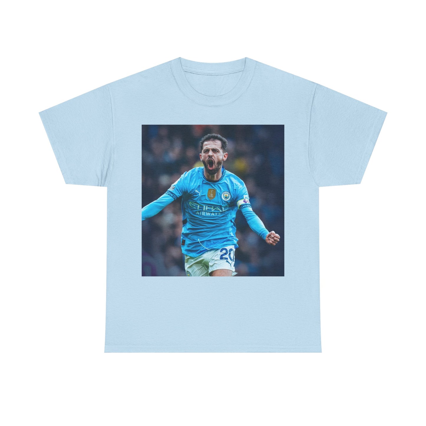 Bernardo Silva Tribute Tee – Inspirational Letter & Celebrating Goal Moment